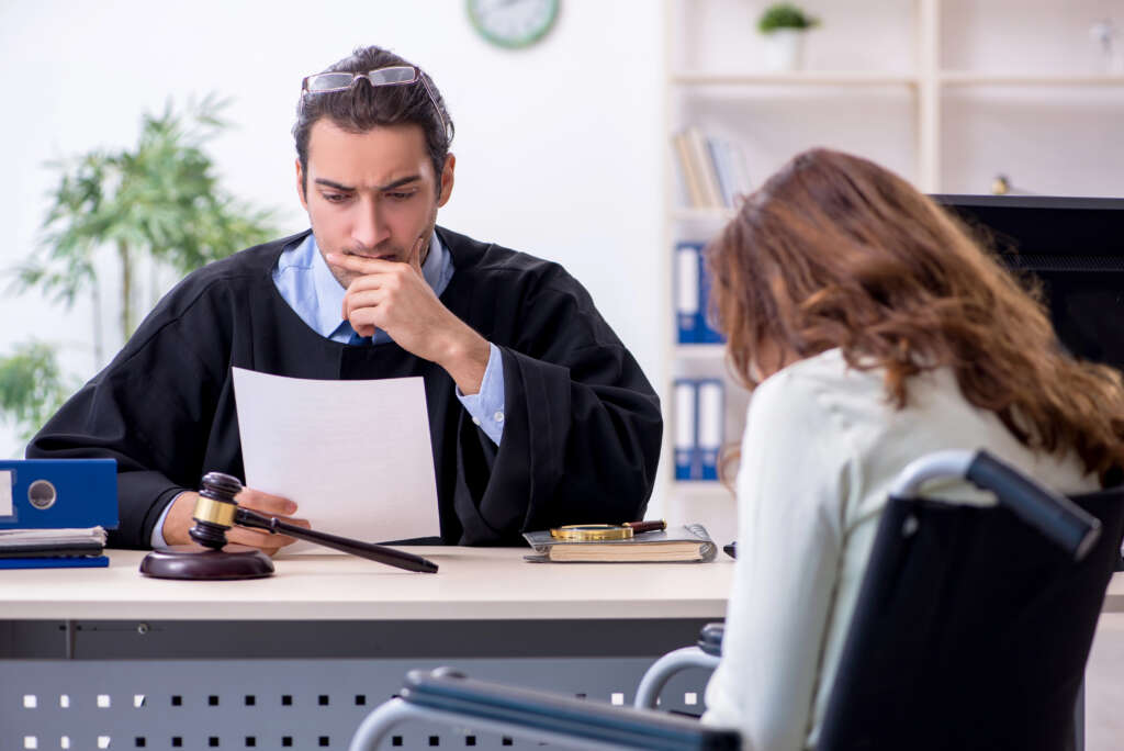 Slip and fall attorney providing legal advice after an accident
 