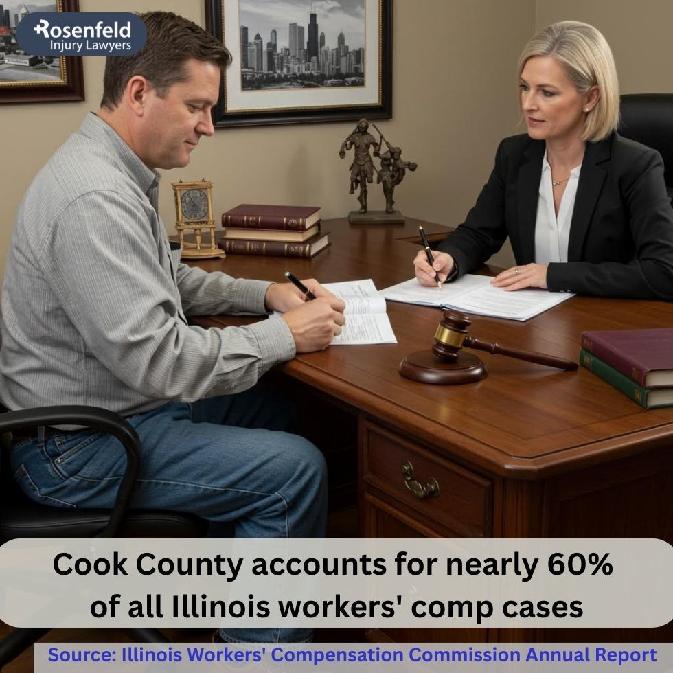 Repetitive stress injuries like carpal tunnel syndrome are covered under the workers' compensation law in Chicago.
