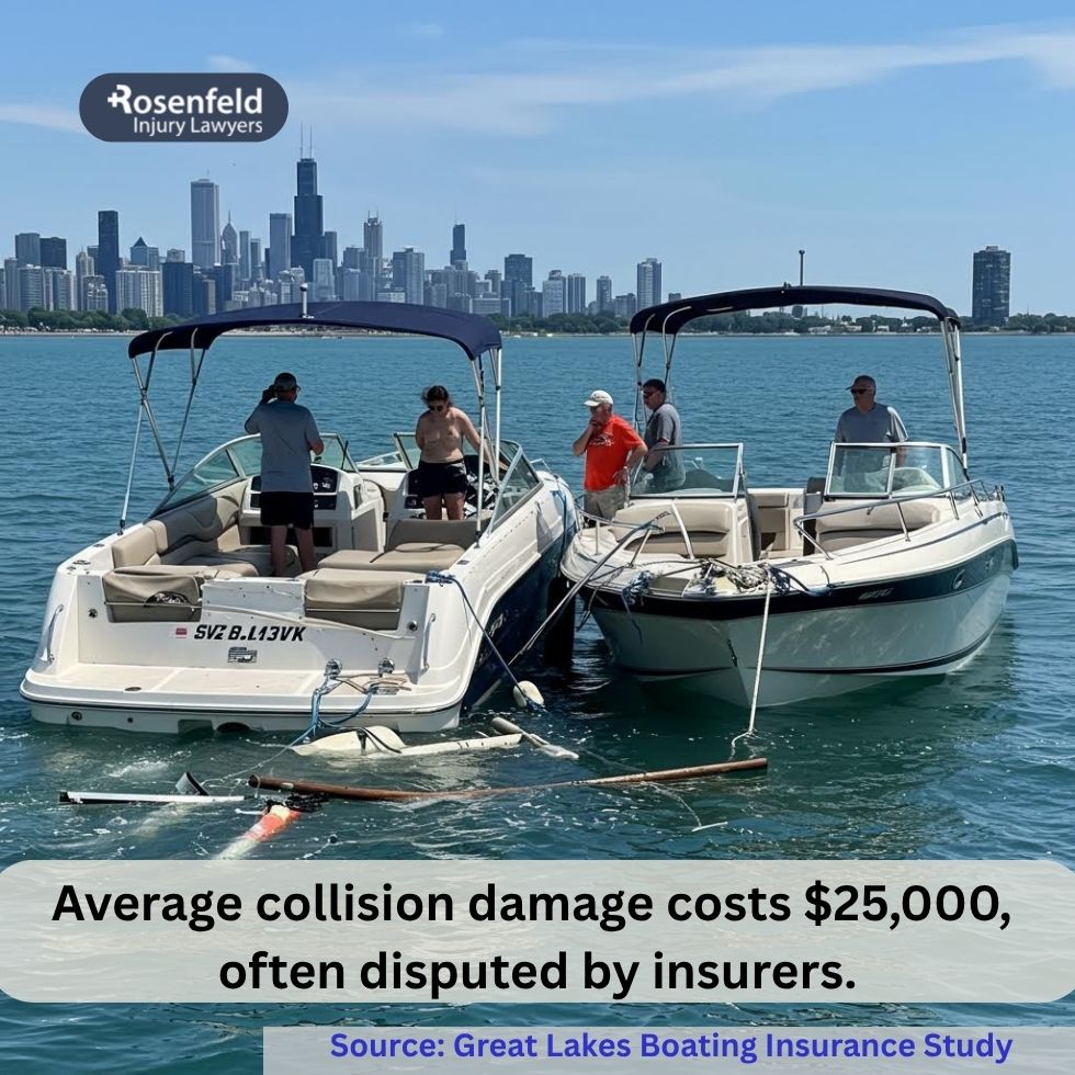 Lawyer reviewing boating accident case documents