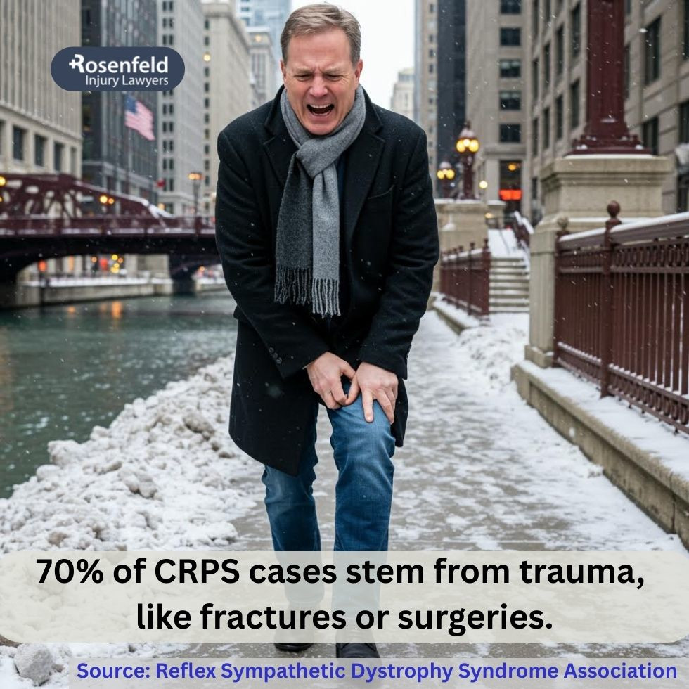 An attorney for reflex sympathetic dystrophy, exaggerated muscle atrophy caused by a nerve injury.