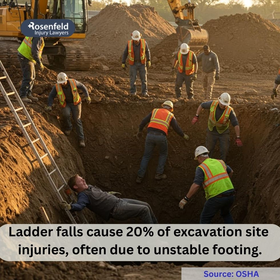 An attorney for significant injuries from an excavation accident.