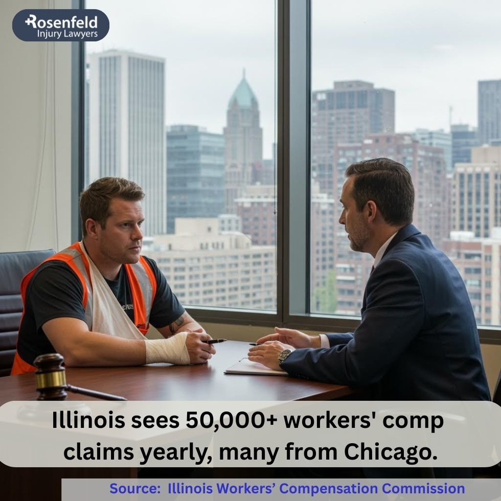Workers' comp lawyer offering a free consultation to discuss repetitive stress injuries.