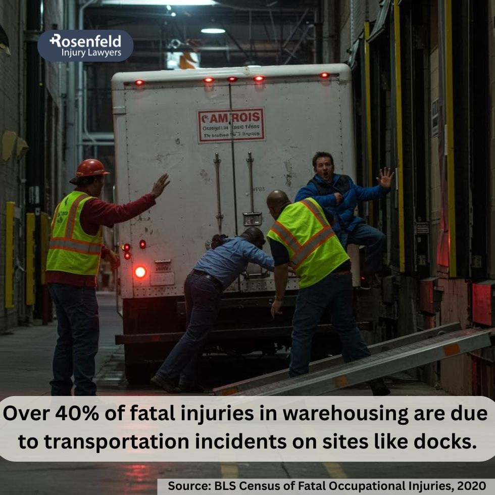 Chicago accident lawyer reviewing loading dock injury case