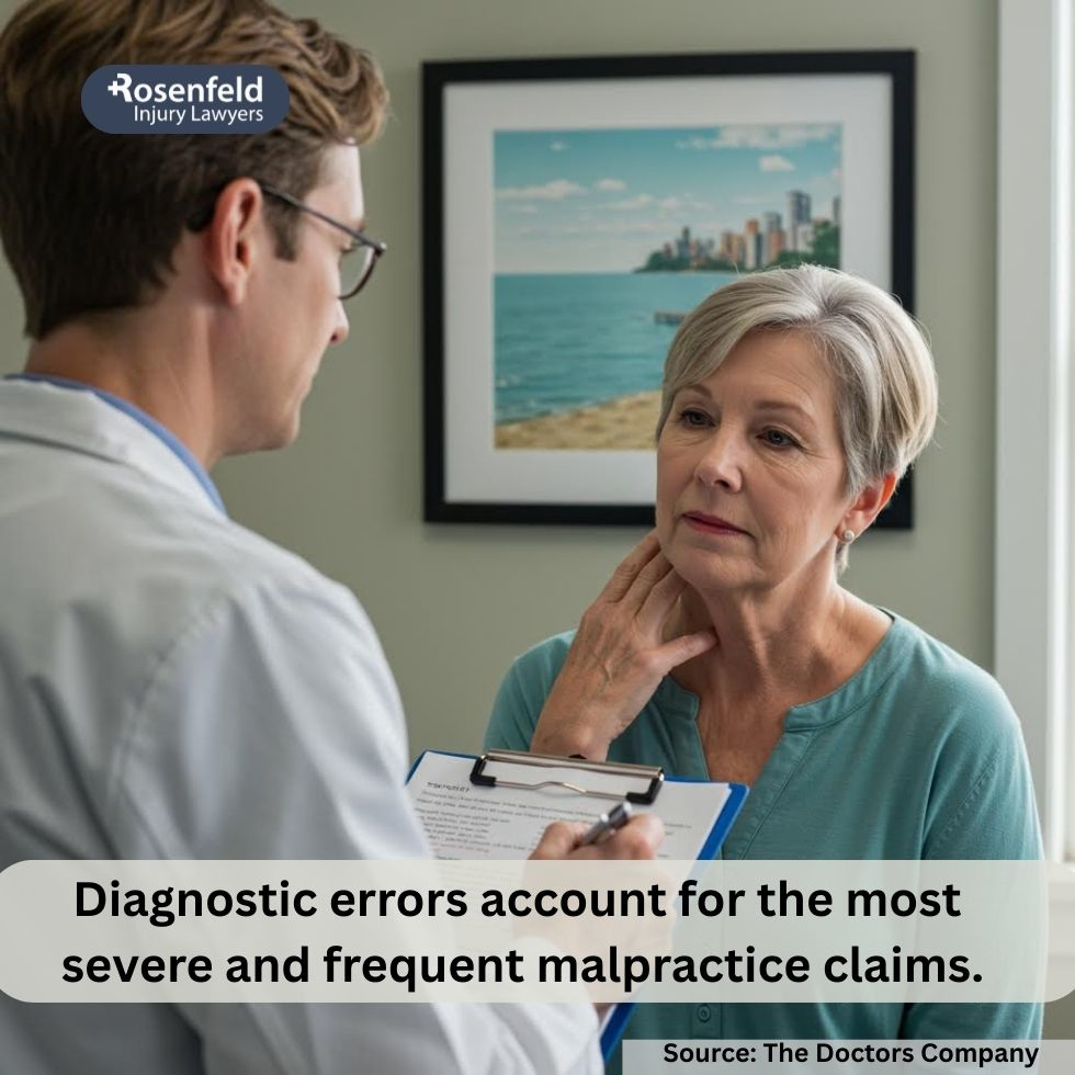 Chicago doctor discussing misdiagnosis in medical malpractice case