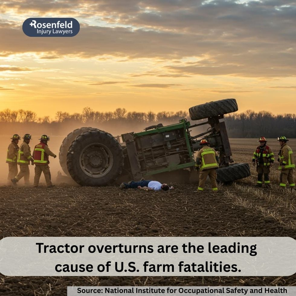 Farm accident attorneys in Chicago reviewing injury claims related to broken bones and spinal cord injuries.