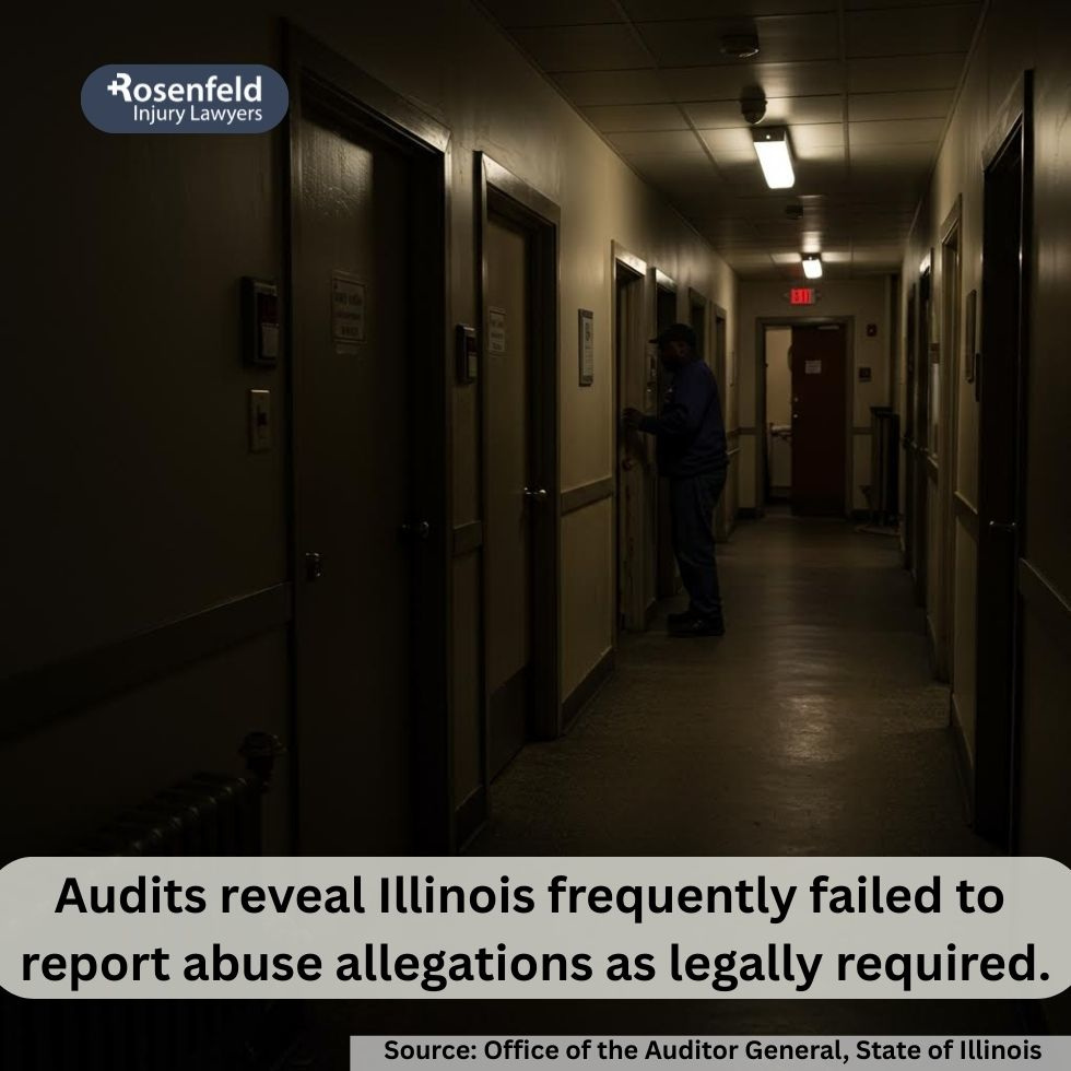A lawyer reviewing electronic medical records for evidence of neglect in a CILA facility in Chicago.