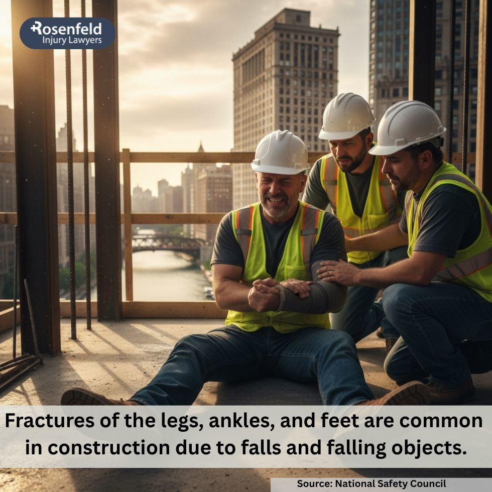 Broken bones sustained in fall accidents often require immediate medical treatment.