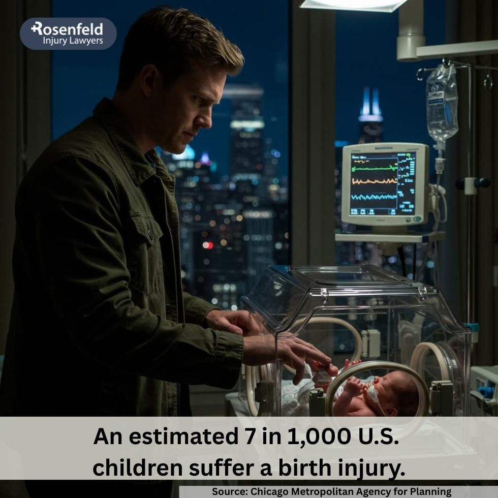 Chicago birth injury lawyer supporting a family through their case.