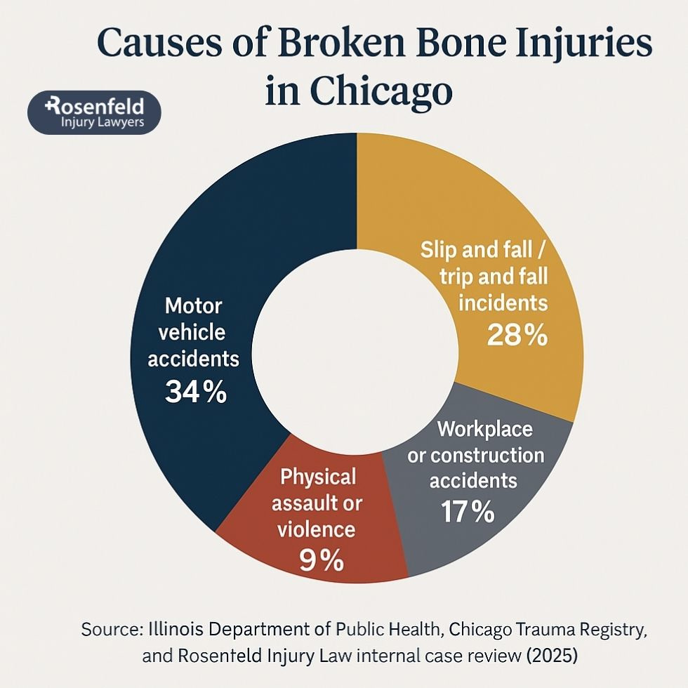 Victims seeking full and fair compensation for broken bones after an accident.