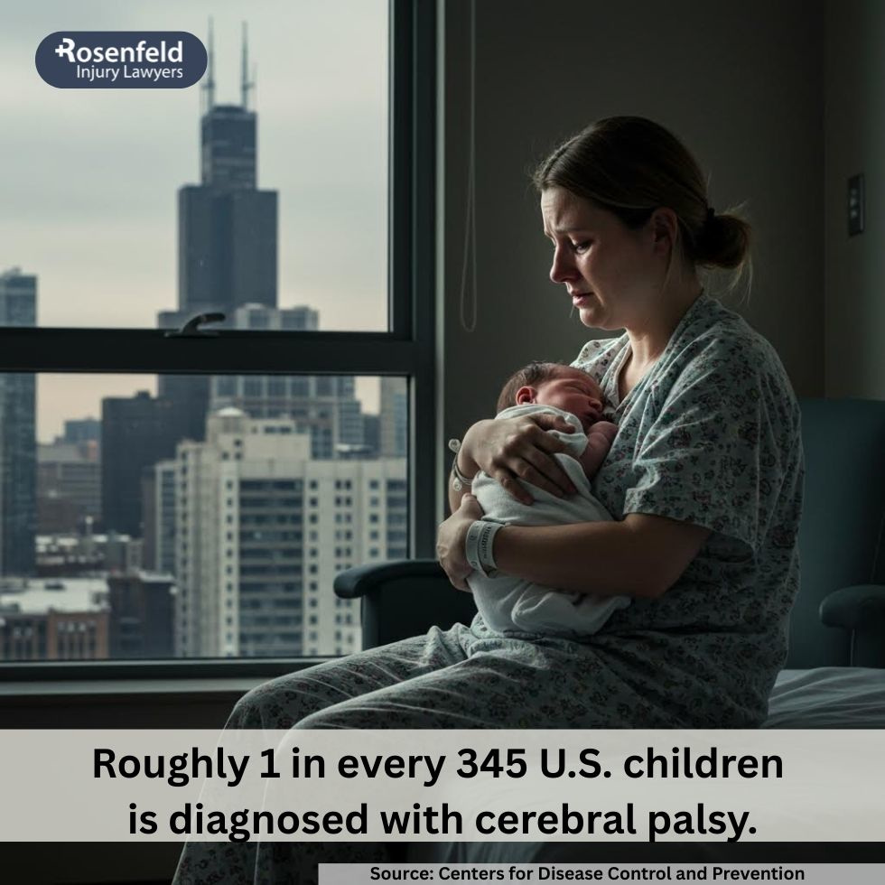 Attorney reviewing medical records for a potential birth injury lawsuit.