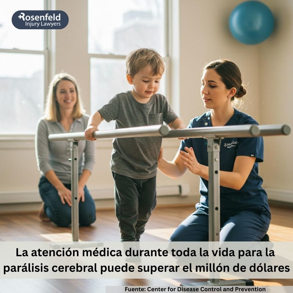 La atención médica durante toda la vida para la parálisis cerebral puede superar el millón de dólares.