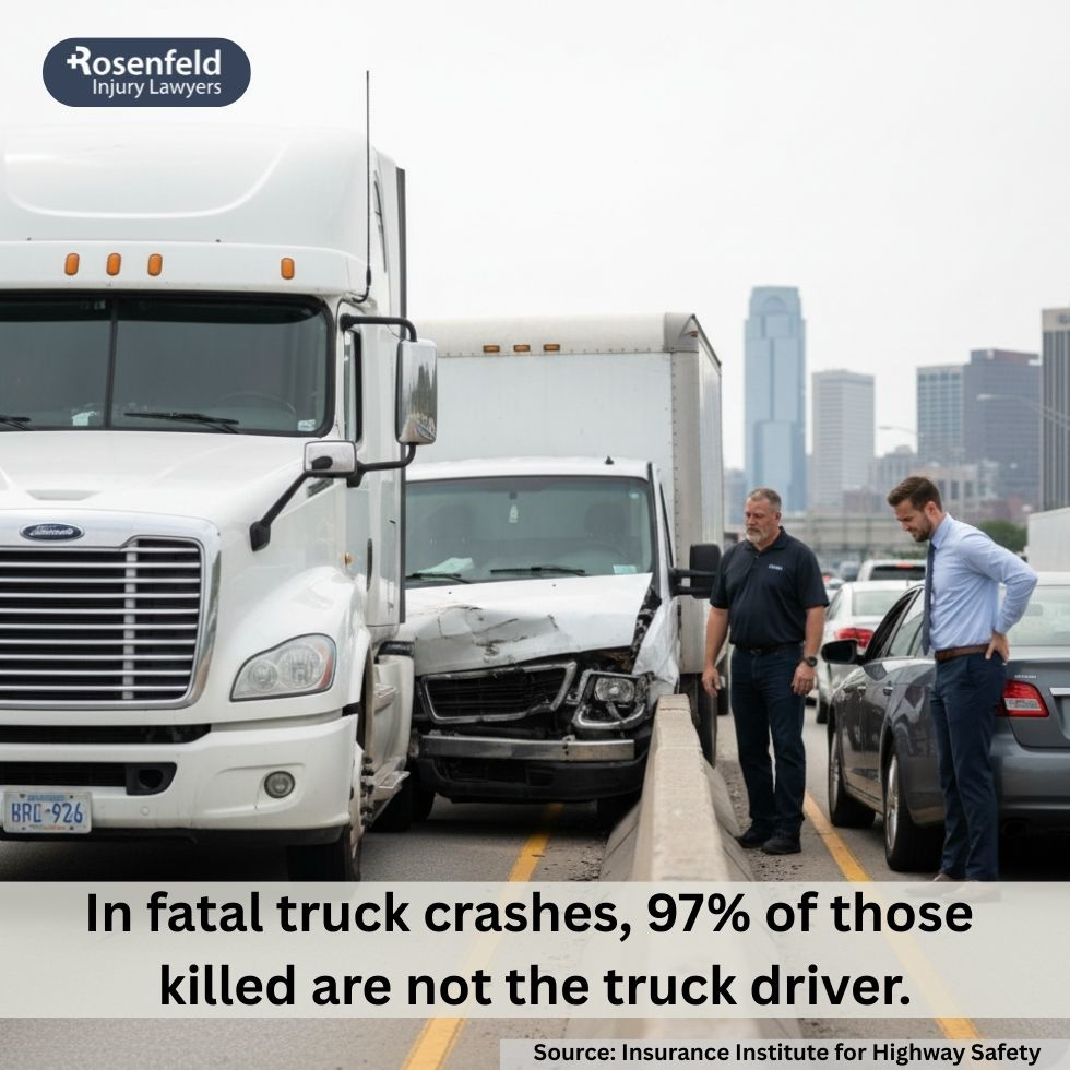 How do car and semi-truck accidents differ?