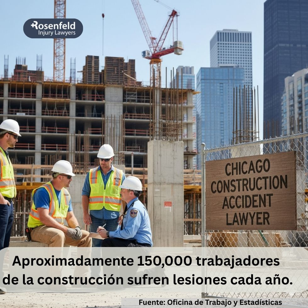 Aproximadamente 150,000 trabajadores de la construcción sufren lesiones cada año.