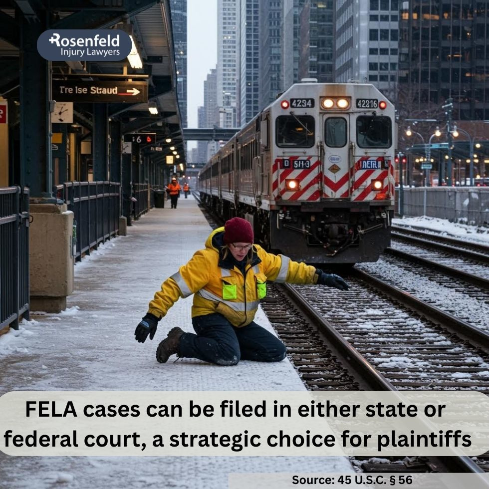 Chicago FELA claim lawyer representing injured workers in the railroad industry.