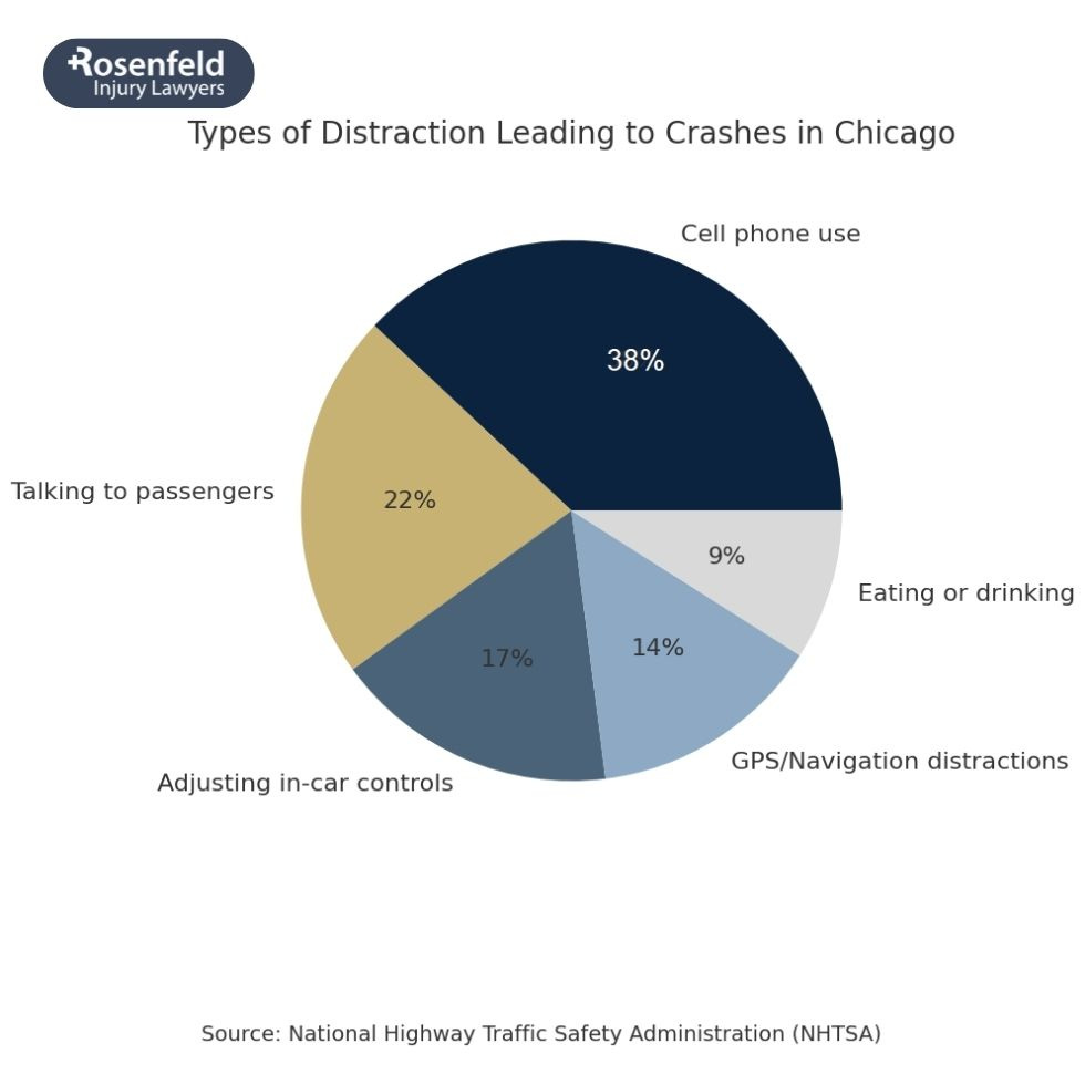 Distracted driving accident attorney Chicago