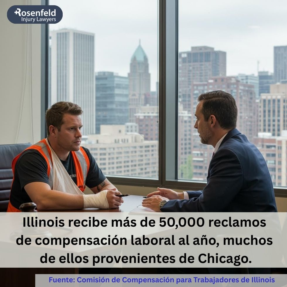 Illinois recibe más de 50,000 reclamos de compensación laboral al año, muchos de ellos provenientes de Chicago.