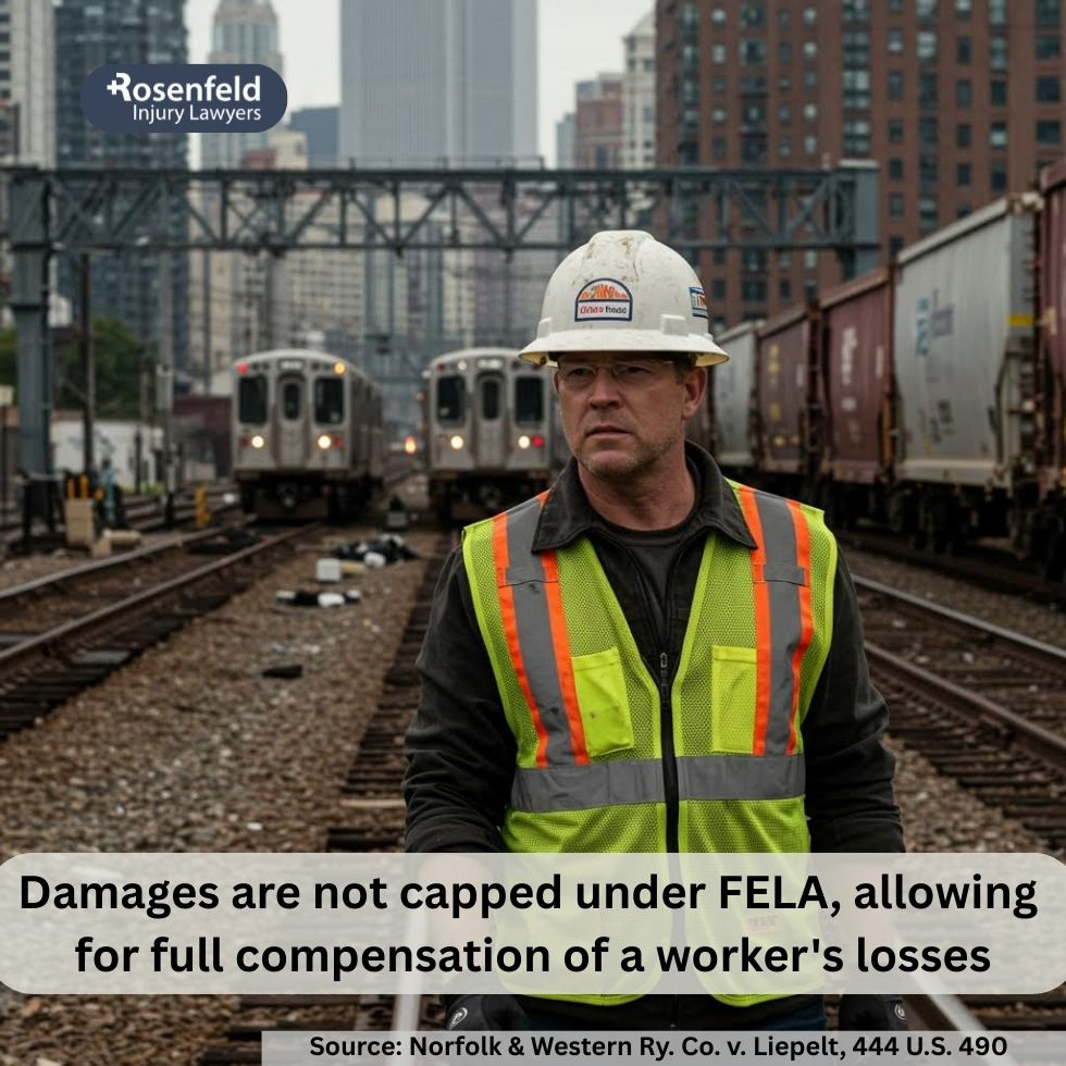Medical expenses related to severe injuries covered under a Chicago FELA claim.