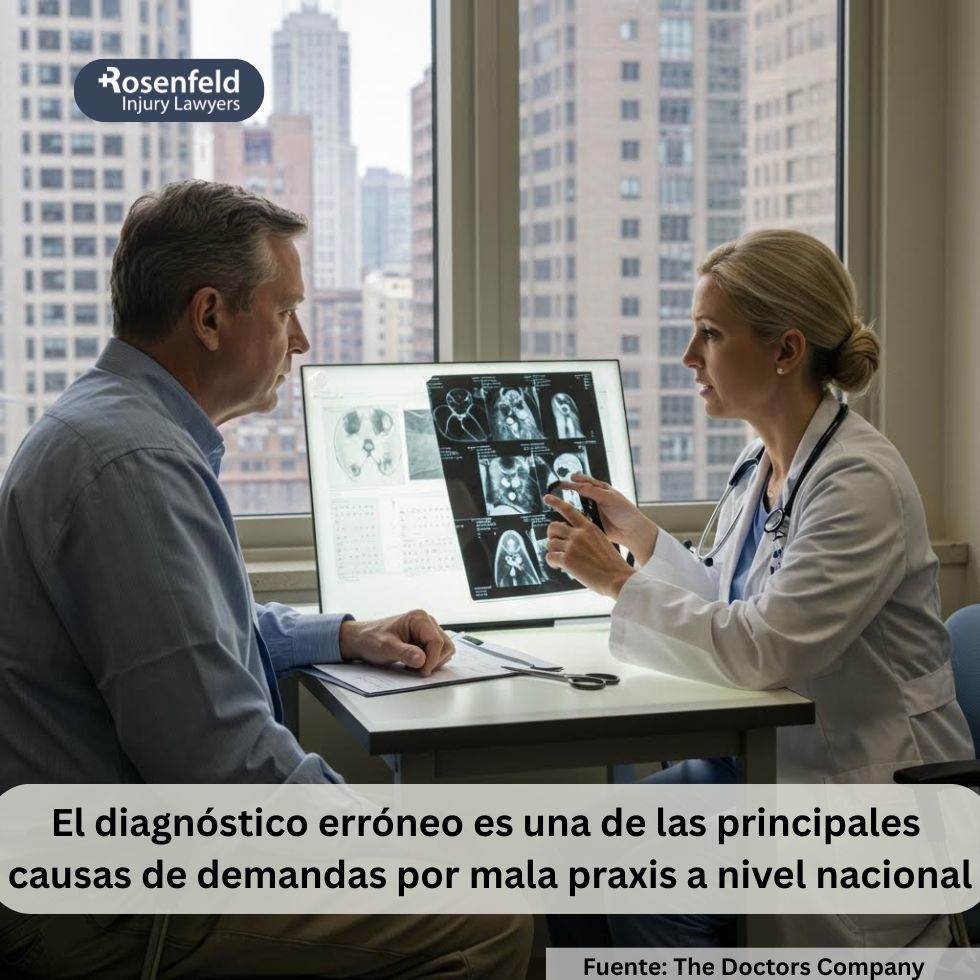 El diagnóstico erróneo es una de las principales causas de demandas por mala praxis a nivel nacional.