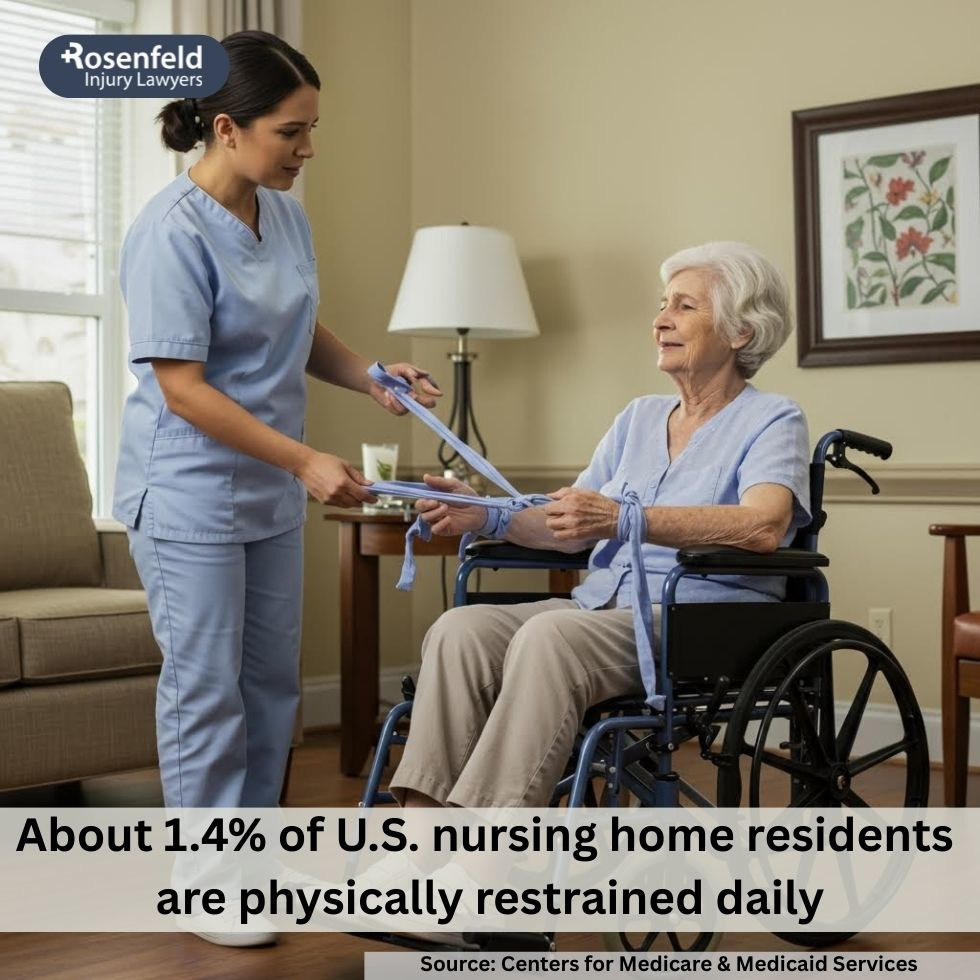 What is considered a restraint by nursing home staff?