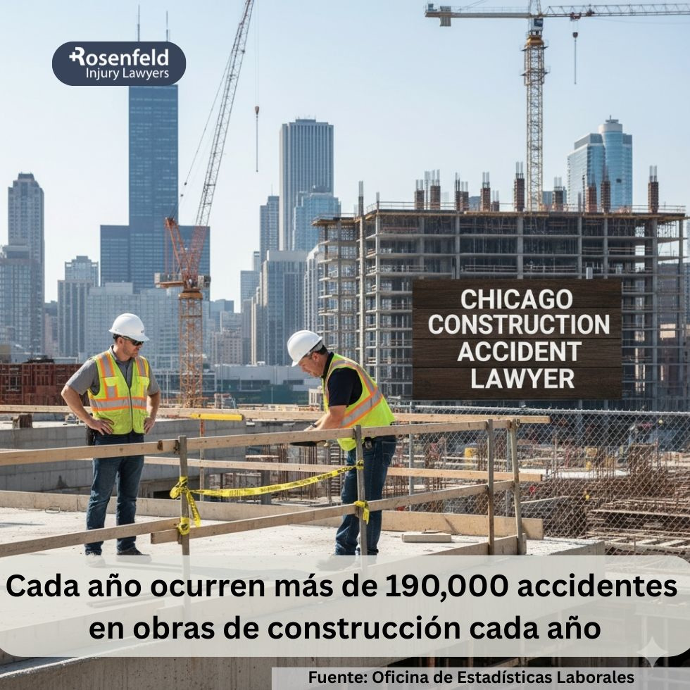 Cada año ocurren más de 190,000 accidentes en obras de construcción cada año.