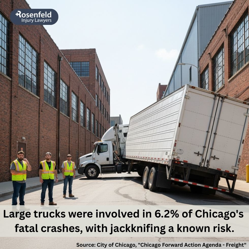 Chicago truck accident attorneys handling jackknife accidents