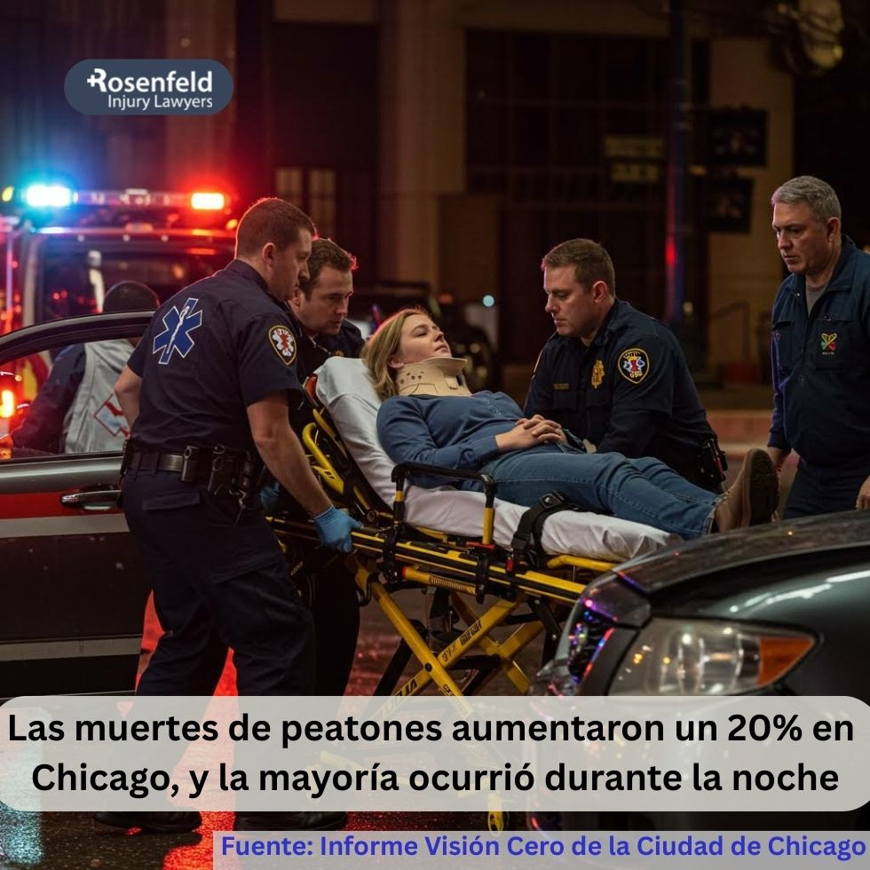 Las muertes de peatones aumentaron un 20% en Chicago, y la mayoría ocurrió durante la noche.