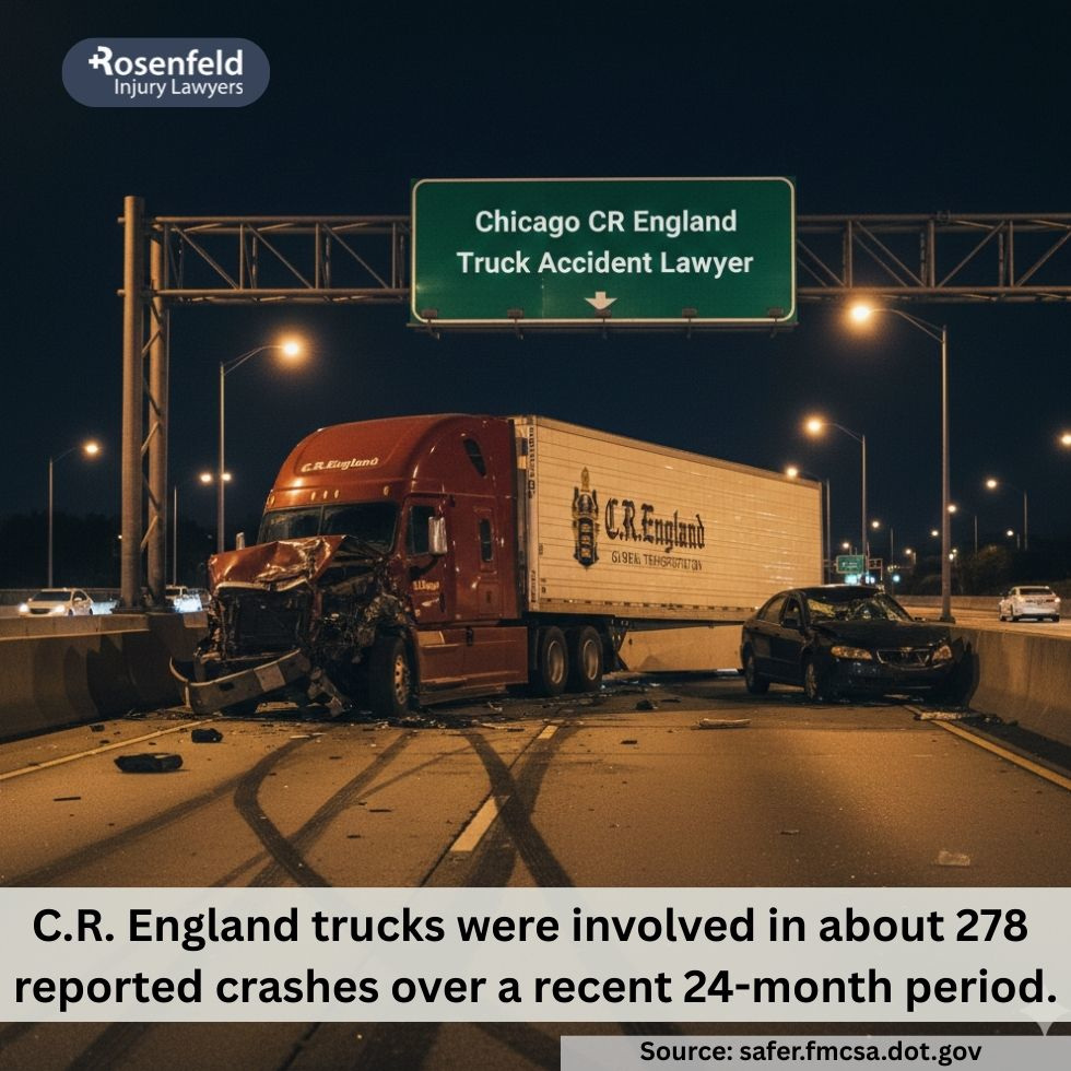 CR England truck accident attorney in chicago