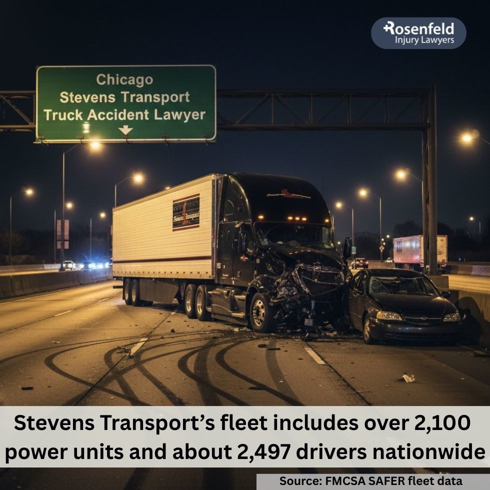 Stevens Transport truck accident attorney in chicago
