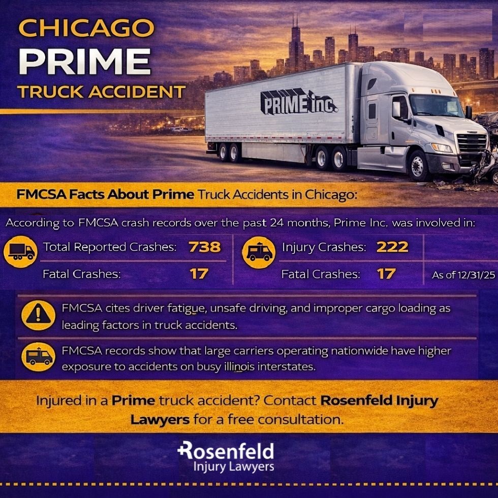 Chicago lawyer handling Prime Inc truck accident cases 