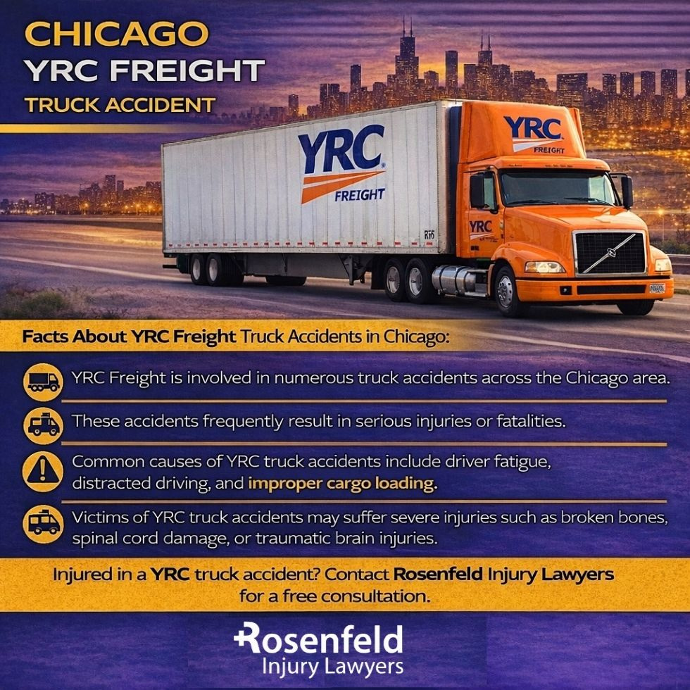 Chicago lawyer handling YRC Freight truck accident cases
