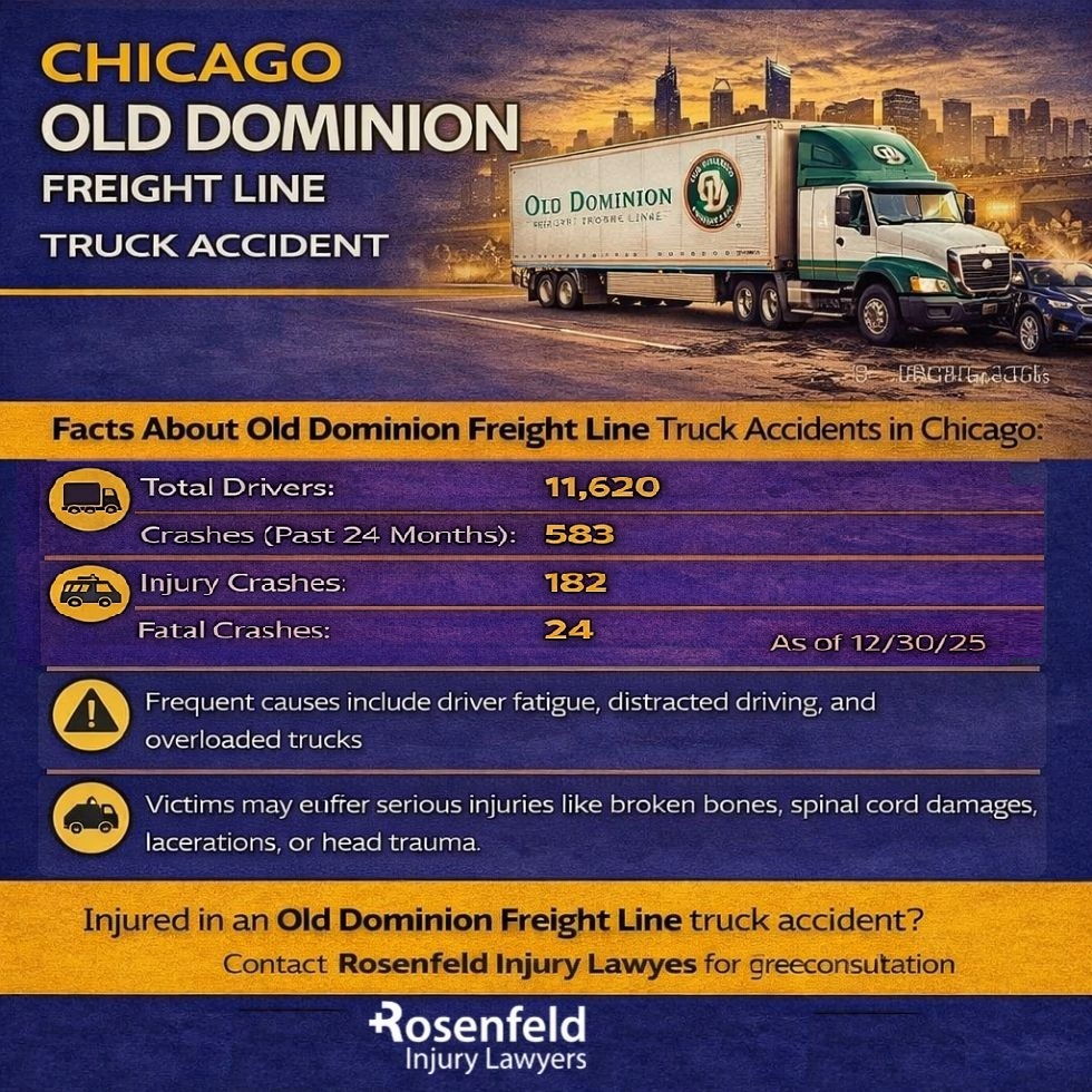 Chicago lawyer handling Old Dominion Freight truck accident cases