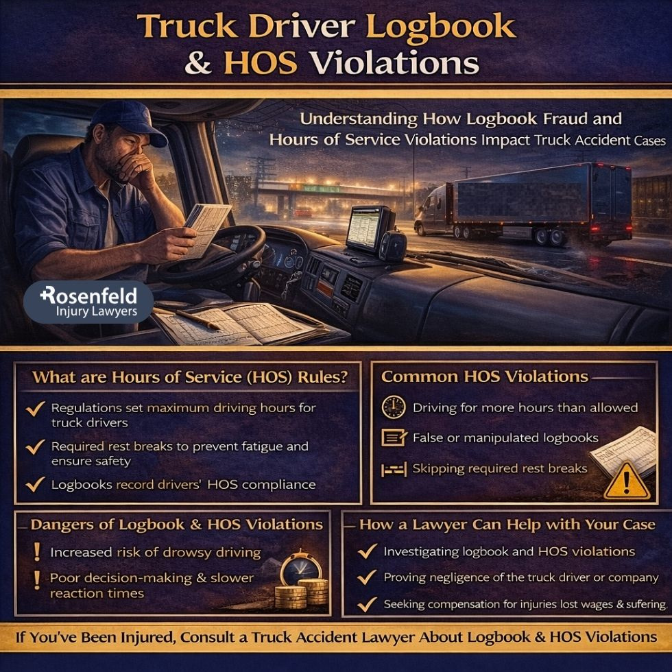 Liability for truck accidents when HOS violations occur