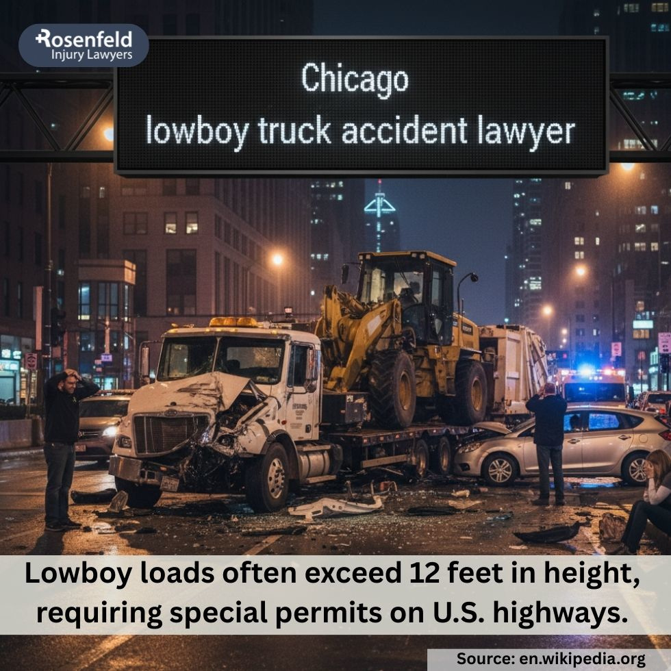 Chicago lowboy trailer accident lawyer