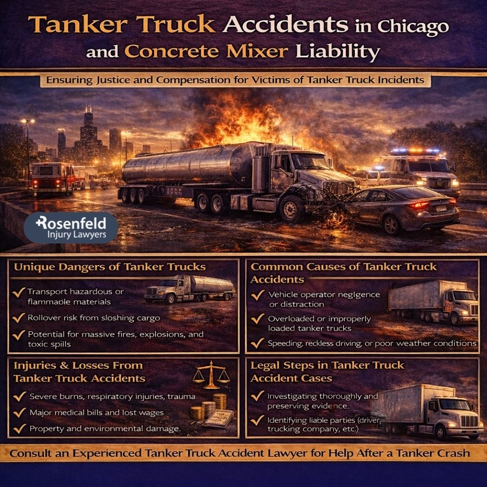 Holding the trucking company liable for tanker truck accidents