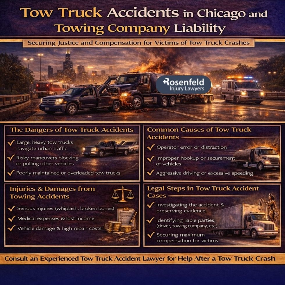 Claims following tow truck accidents in Chicago