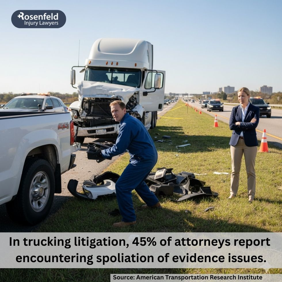 Spoilation of evidence in truck accident lawsuits