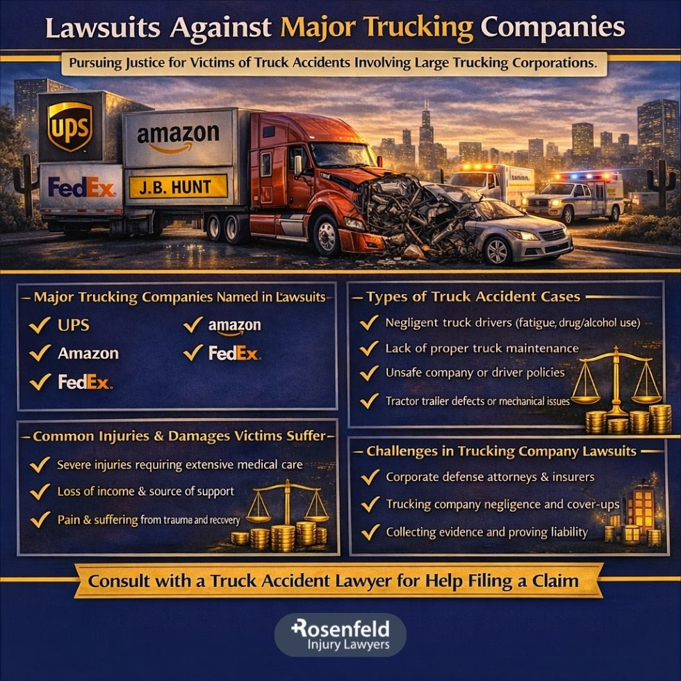 Accident lawsuits against truck carriers