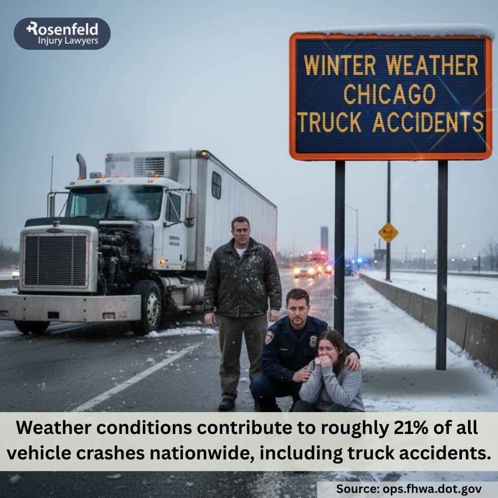 Trucking companies should ensure drivers receive proper training in ice control and specialized tires