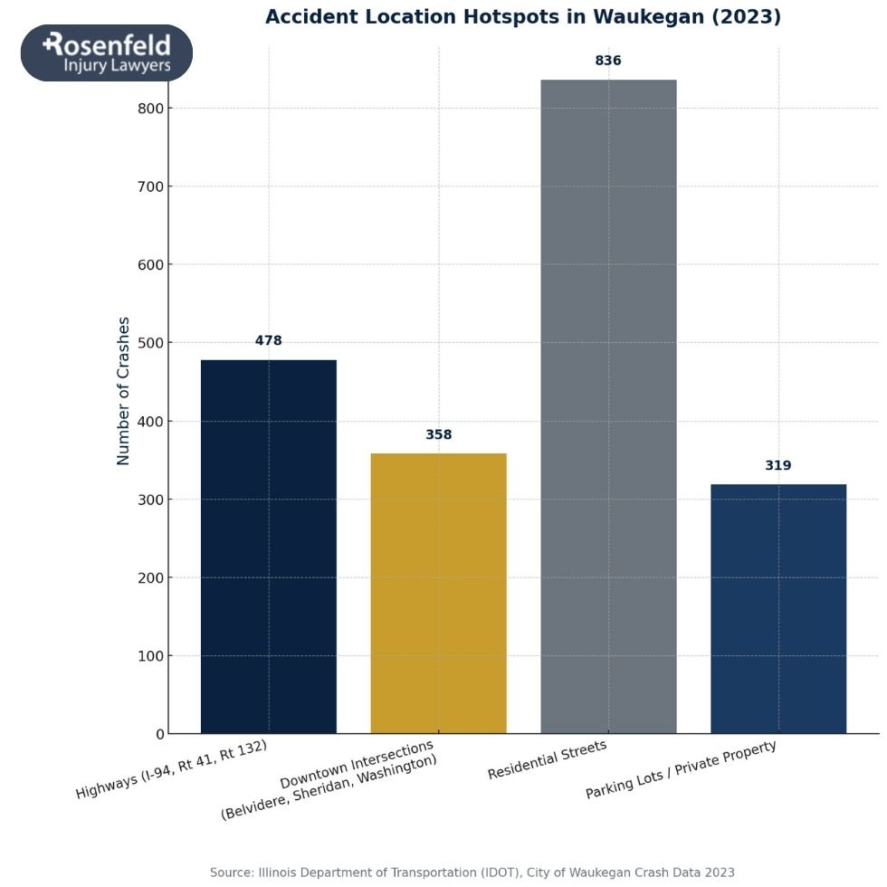 Waukegan car accident lawyer assisting crash victims in Lake County