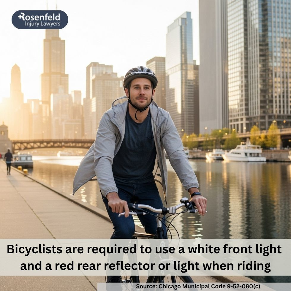 A Chicago law firm handling cases involving bicycle traffic laws and motor vehicle drivers.
