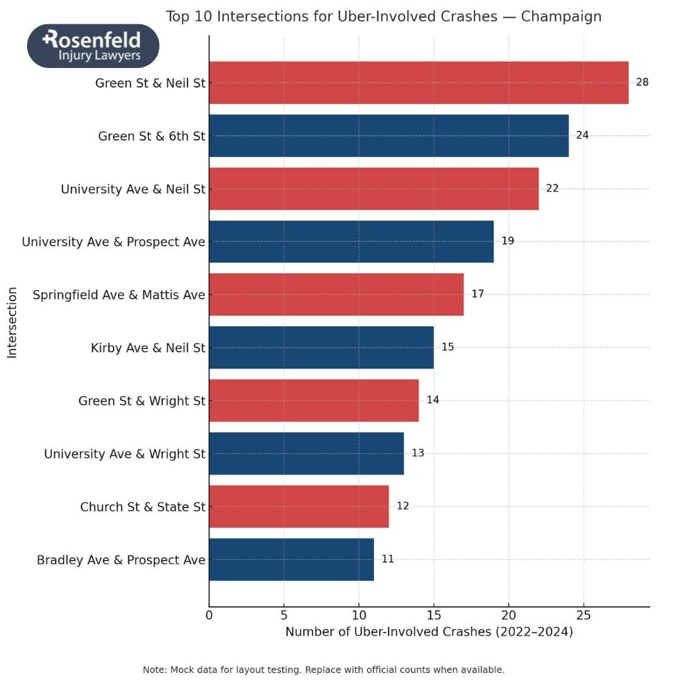 Car accident lawyer in Champaign assisting clients with medical bills and insurance claims.