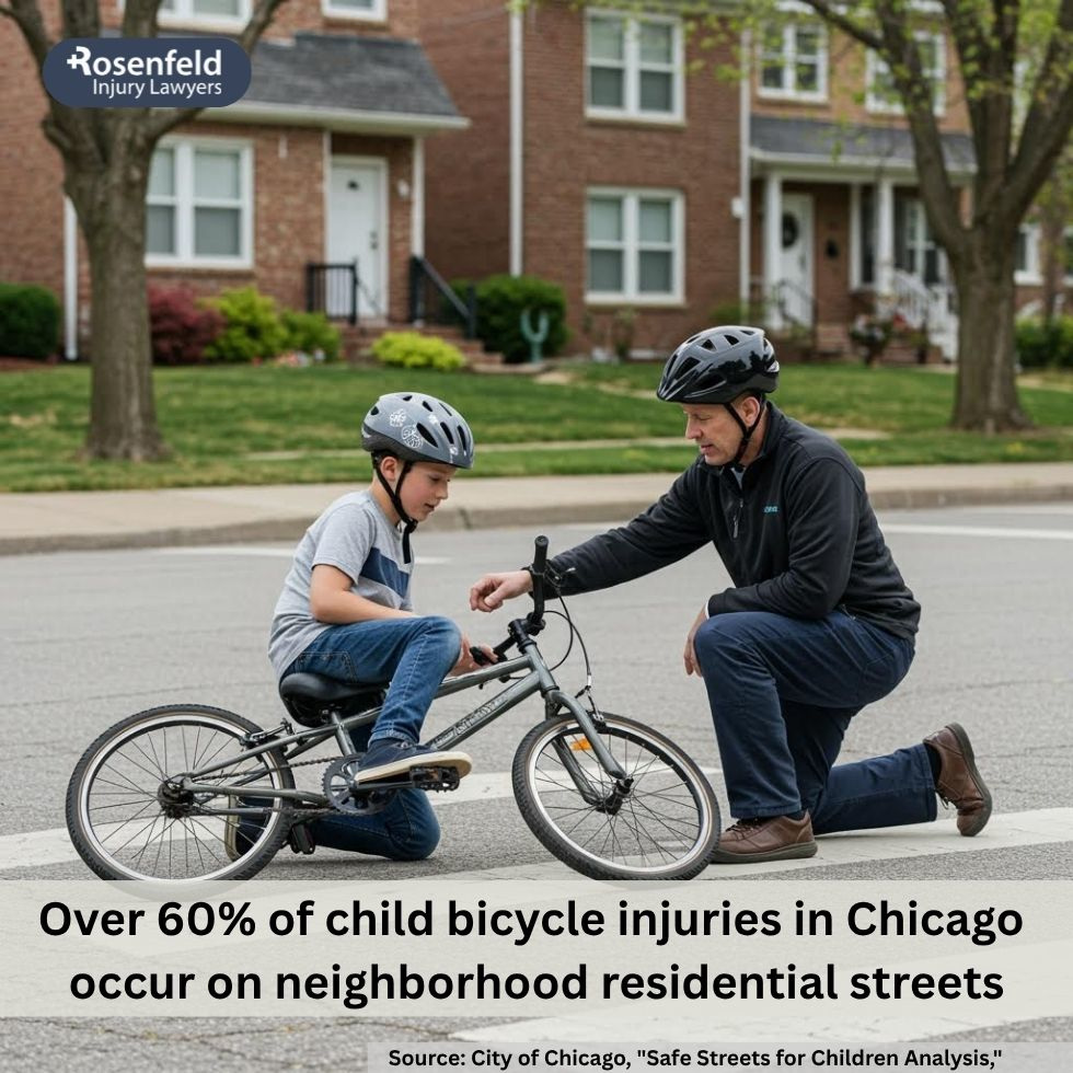 A Chicago lawyer representing children injured in bicycle accidents.