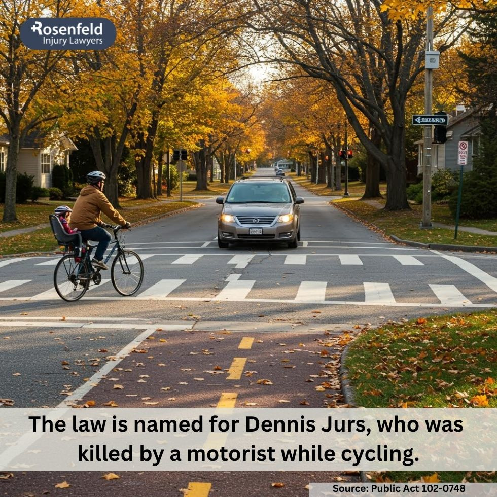 Experienced Chicago attorney handling Dennis’s Law bicycle accident cases.
