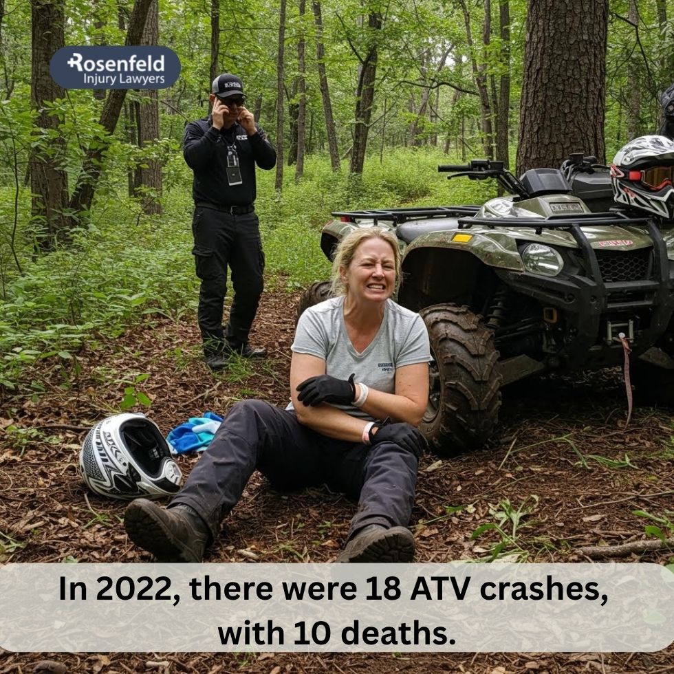 ATV accident statistics in Illinois showing injuries and fatalities