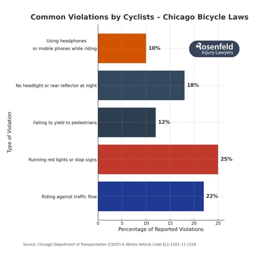 A lawyer reviewing bicycle and vehicle proceeding laws for cyclists and drivers.