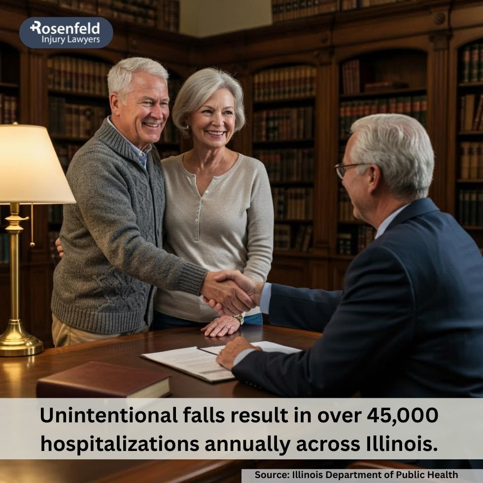 Experienced personal injury attorney in Rockford, IL, representing a client in court.