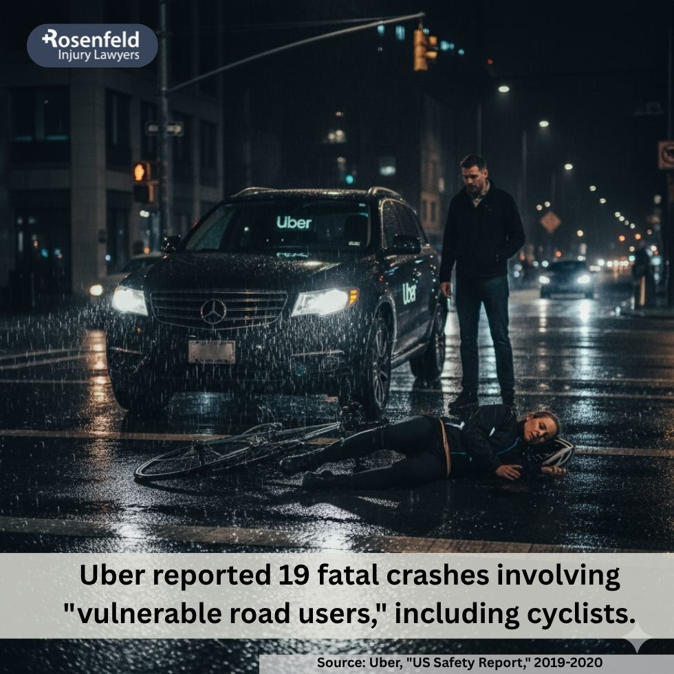 Attorney handling bicycle accidents involving Uber and Lyft drivers in Chicago.
