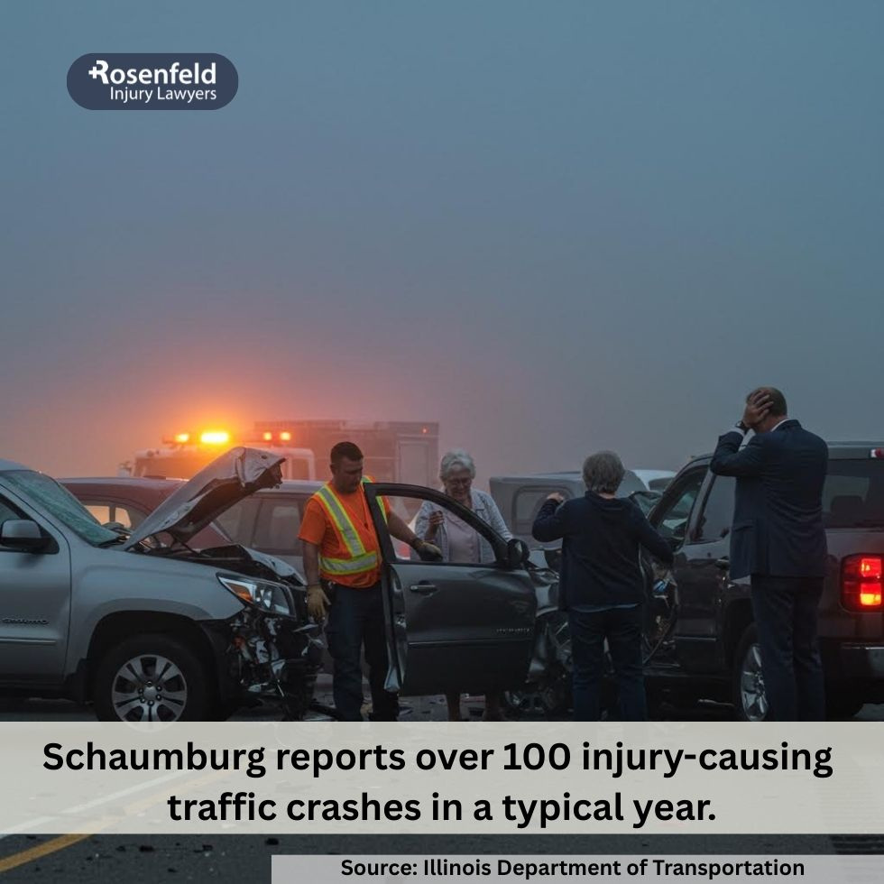 Schaumburg car accident lawyer assisting clients with personal injury lawsuits and claims.
