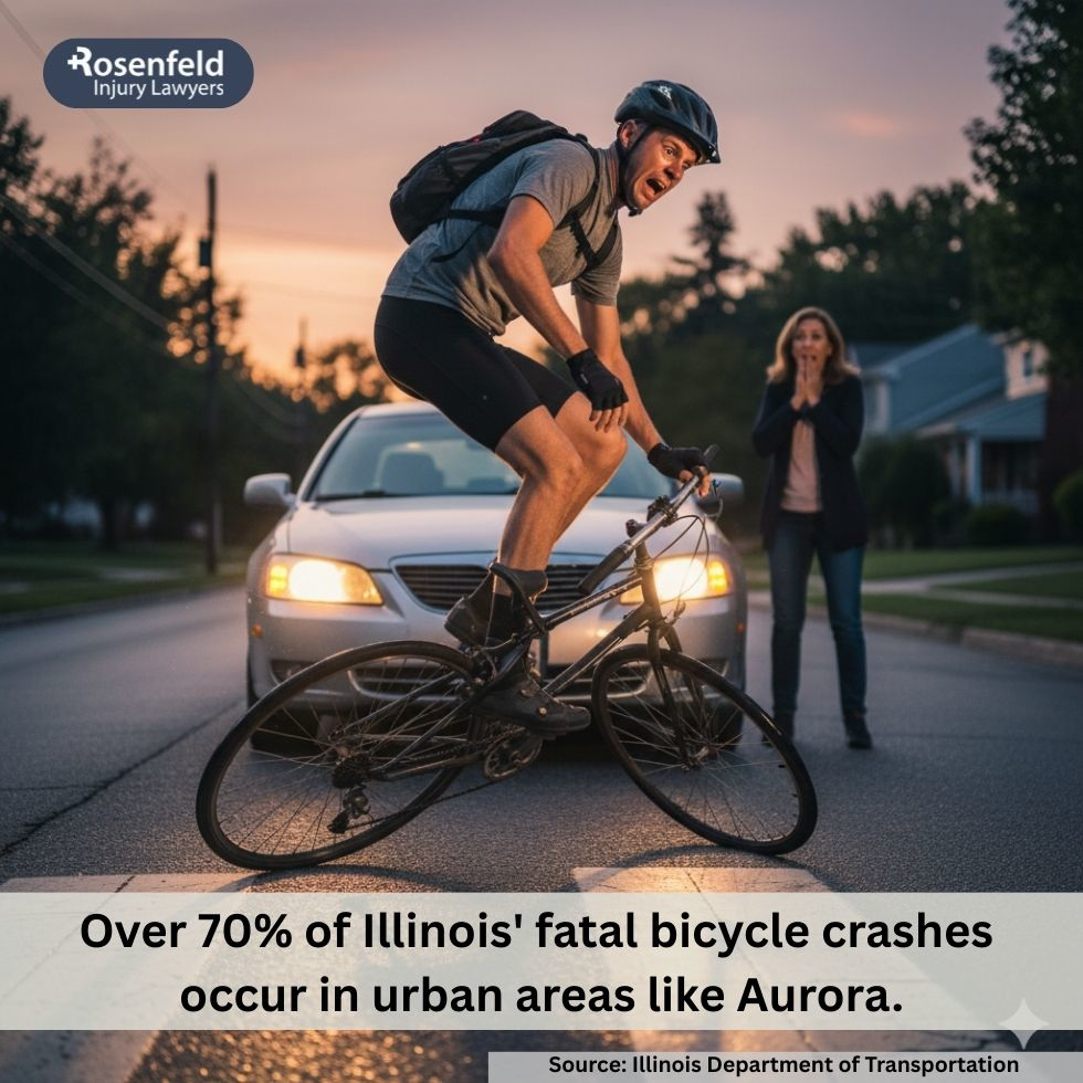 Trusted bicycle injury lawyer assisting Aurora, IL, cyclists after accidents.
