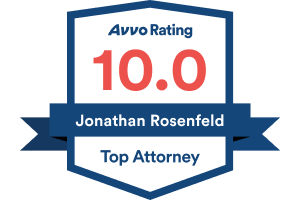 Avvo Rating 10 / Jonathan Rosenfeld / Top Attorney - Badge